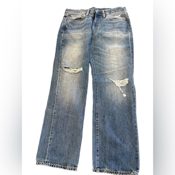 Levi’s 514 Jeans 34x29 Distressed Excellent‎ - Picture 1 of 3